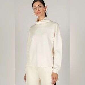 Cream P Cill cowl neck top. Super comfy! Size S, but oversized